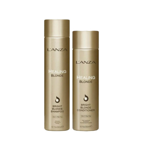 L' Anza Healing Blonde Bright Blonde Shampoo 300ml Conditioner 250ml