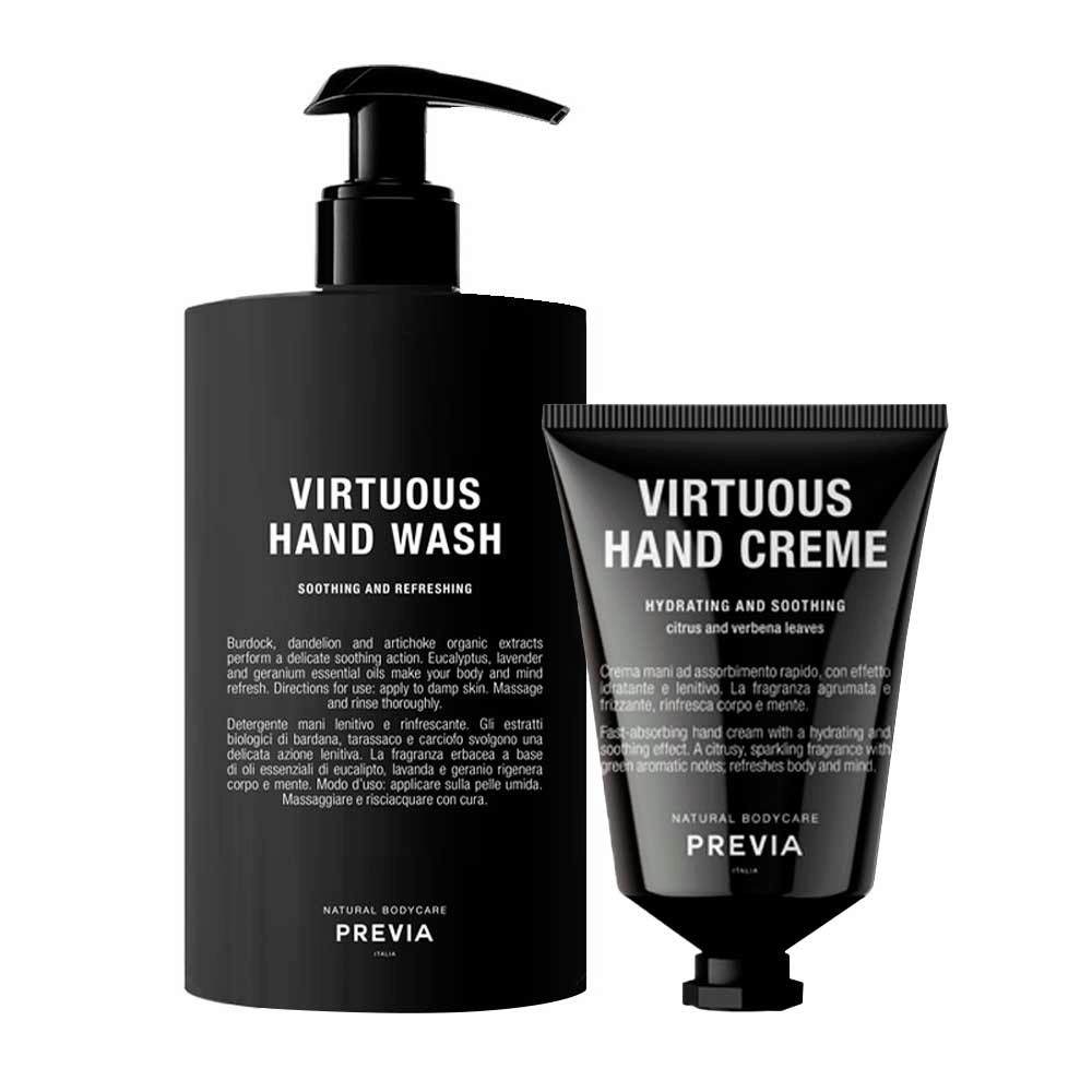 Previa Virtuous Hand Wash 500ml Hand Creme 50ml