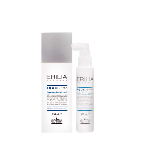 Creattiva Erilia Equiderma Bagno Sebonormalizzante 250ml Lozione Sebonormalizzante 100ml