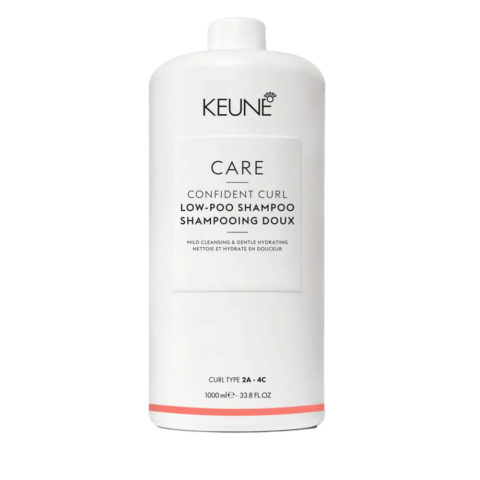 Keune Care Line Confident Curl Low - Poo Shampoo 1000ml - delicate shampoo for curly hair