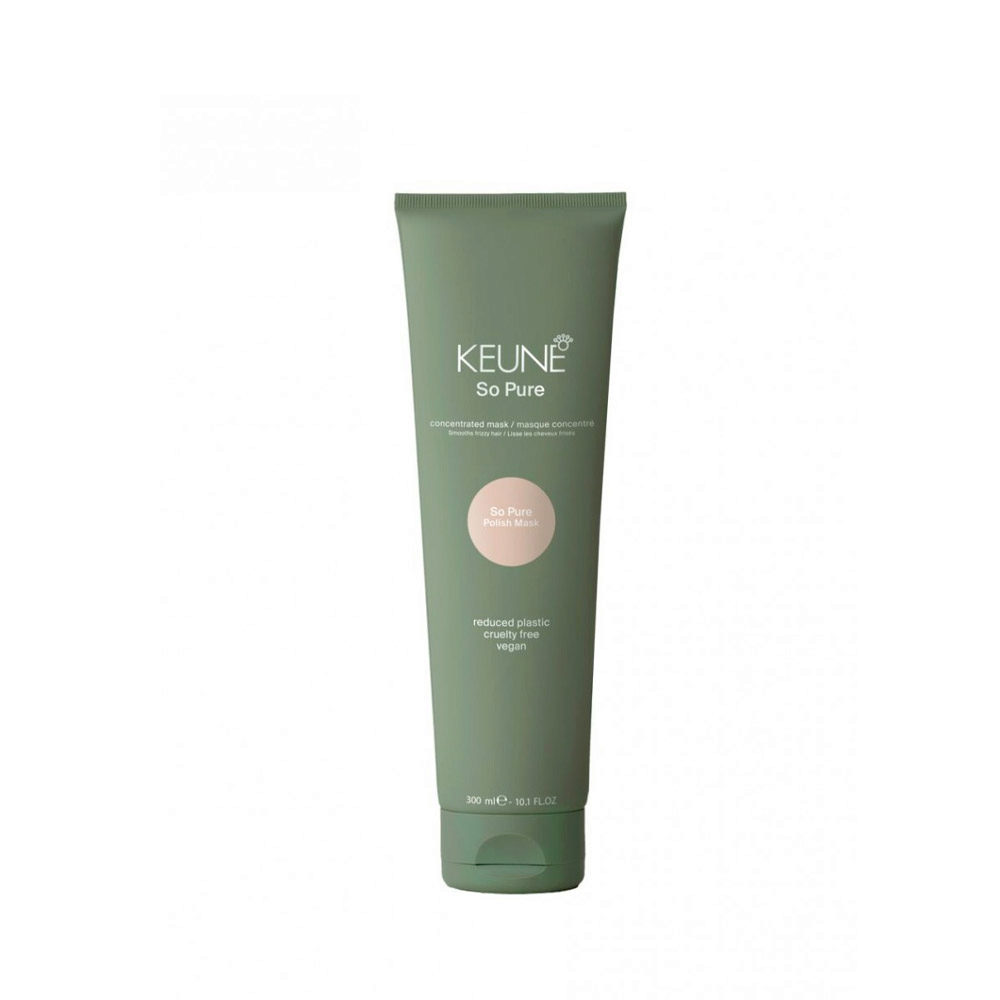 Keune So Pure Polish Mask 300ml - anti-frizz mask