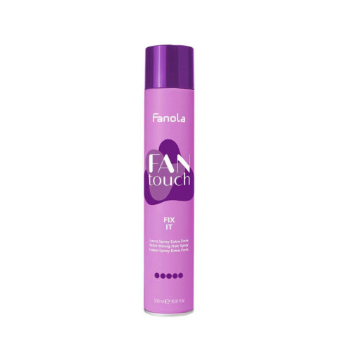 Fanola Fantouch Fix It 500ml - extra strong spray hairspray
