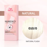 Wella Shinefinity Zero Lift Glaze Natural Flash 010/0 60ml - demi-permanent color