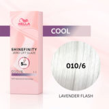 Wella Shinefinity Zero Lift Glaze Lavender Flash 010/6 60ml  - demi-permanent color