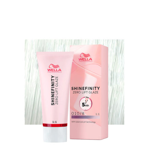 Wella Shinefinity Zero Lift Glaze Opal Flash 010/8 60ml - demi-permanent color