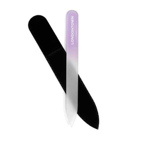 Londontown Kur Glass File Lavender 11.5cm x 1.1cm - fiberglass nail file