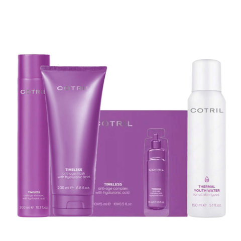Cotril Timeless Shampoo 300ml Mask 200ml Timeless Complex 10x15ml Thermal Water 150ml