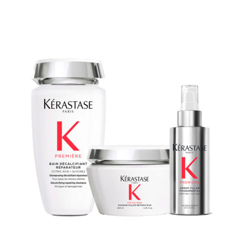 Kerastase Première Bain Décalcifiant Réparateur 250ml Masque 200ml Sérum90ml