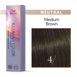 Wella Illumina Color 4/Pure Medium Brown 60ml  - permanent colouring