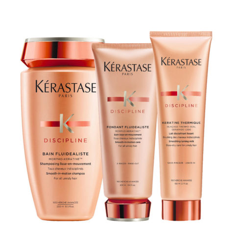 Kerastase Discipline Bain Fluidealiste 250ml Fondant 200ml Thermique 150ml