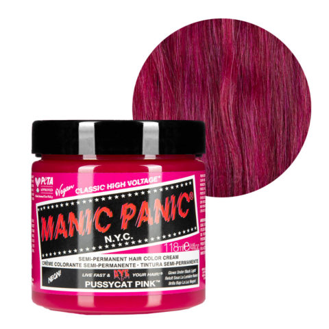 Manic Panic Classic High Voltage Pussycat Pink 118ml  - semi-permanent coloring cream