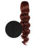 Hairdo Black Clip Wavy Ponytail  69cm - wavy ponytail