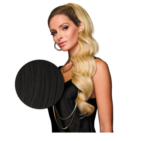 Hairdo  Clip Wavy Ponytail  Dark Brown R4 69cm- wavy ponytail