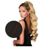 Hairdo  Clip Wavy Ponytail 69cm Medium Brown - wavy ponytail