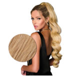 Hairdo Clip Wavy Ponytail 69cm Medium Golden Blonde - wavy ponytail
