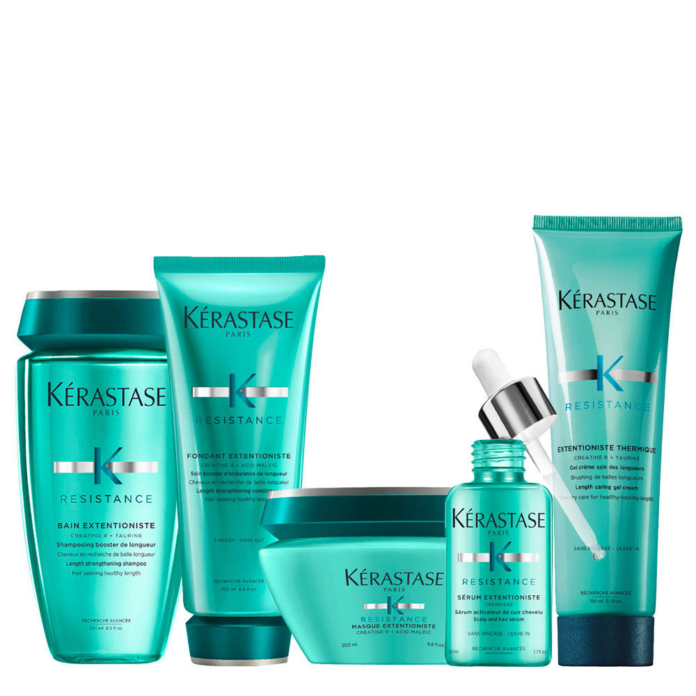 Kerastase Resistance Bain Extentioniste 250ml Fondant 200ml Masque 200ml Serum 50ml Thermique 150ml