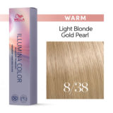 Wella Illumina Color 8/38 Light Gold Pearl Blonde 60ml - permanent colouring