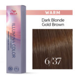 Wella Illumina Color 6/37 Dark Golden Sand Blonde 60ml - permanent colouring