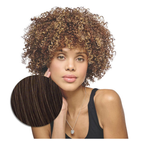 Hairdo Galorè Curly Wig Medium Copper Brown - medium cut wig