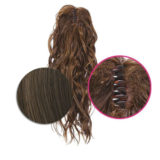 Hairdo Wavy Clip Ponytail Light Brown 46cm - wavy ponytail