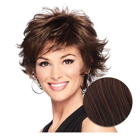 Hairdo Textured Flip Wig Cherry Brown - short cut wig