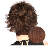 Hairdo Textured Flip Wig Medium Ruby Brown - short cut wig