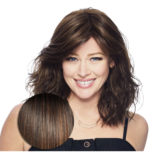 Hairdo Courtside Waves Wig Medium Hazelnut Brown - medium cut wig