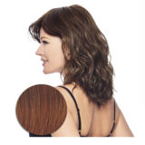 Hairdo Courtside Waves Wig Medium Ruby Brown - medium cut wig