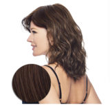 Hairdo Courtside Waves Wig Medium Copper Brown - medium cut wig