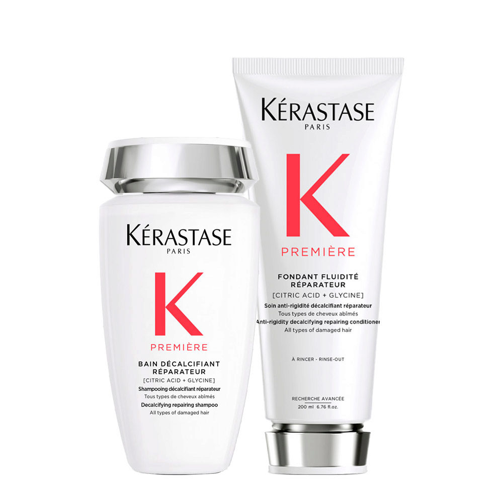 Kerastase Première Bain Décalcifiant Réparateur 250ml Fondant Fluidité Réparateur 200ml