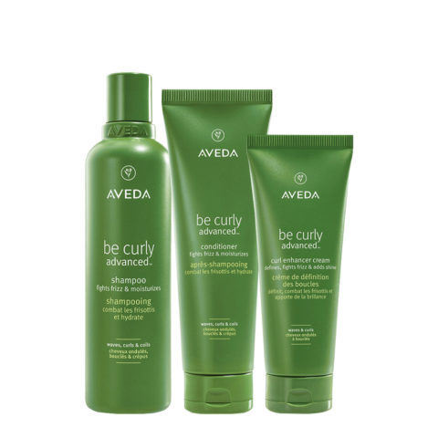 Aveda Be Curly Advanced Shampoo 250ml Conditioner 250ml Cream 200ml