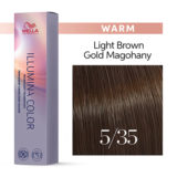 Wella Illumina Color 5/35 Light Golden Mahogany Brown 60ml - permanent colouring