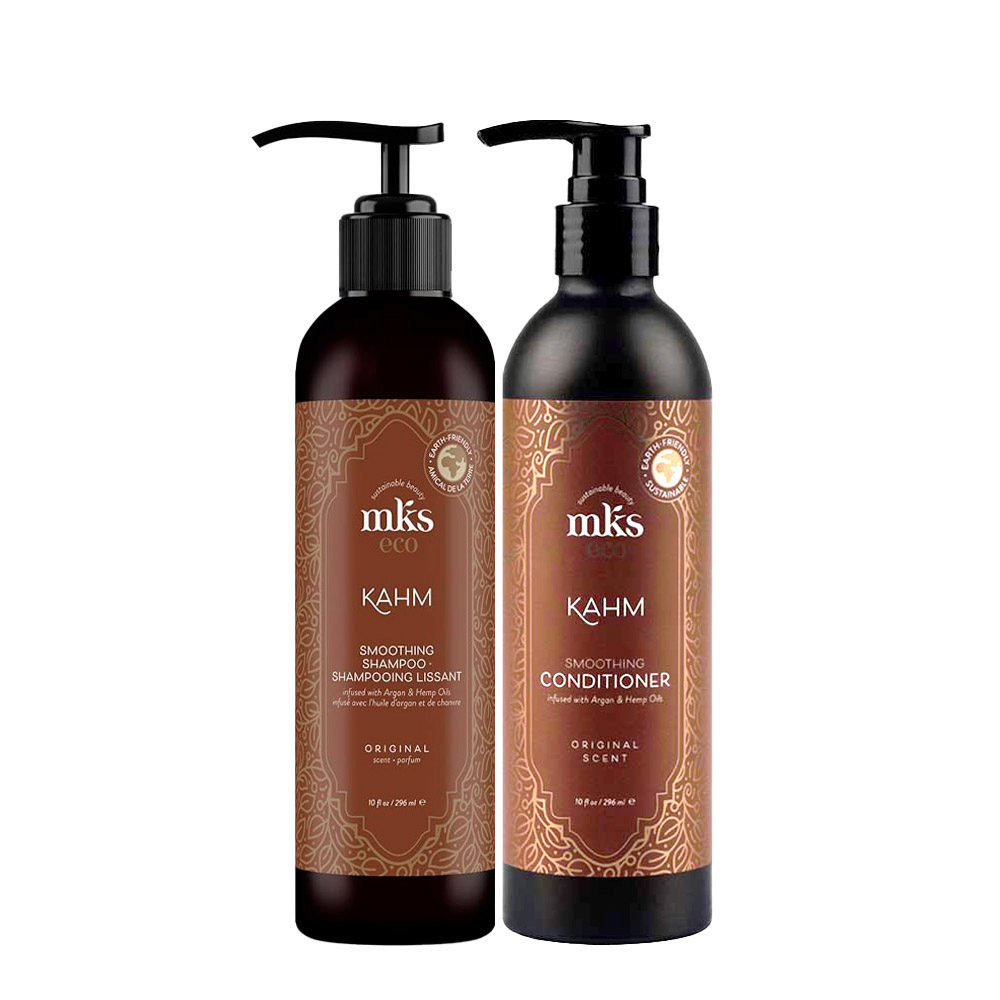 MKS Eco Kahm Smoothing Shampoo Original Scent 296ml Conditioner 296ml