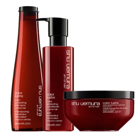 Shu Uemura Color Lustre Kosai Color Shampoo 300ml Conditioner 250ml Treatment 200ml