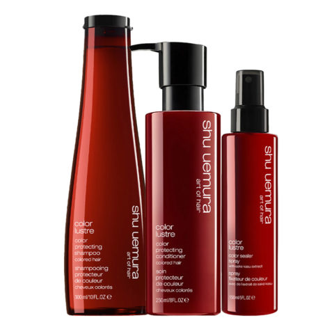 Shu Uemura Color Lustre Kosai Color Shampoo 300ml Conditioner 250ml Spray 150ml