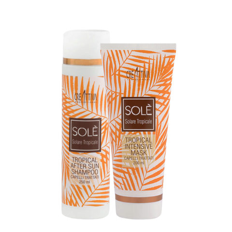 Creattiva Solè Tropical After Sun Shampoo 250ml Mask 200ml