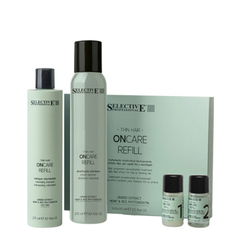Selective Professional Refill Shampoo 275ml Treatment Vials  5+5x15ml Fast Foam Mousse Refill 200ml