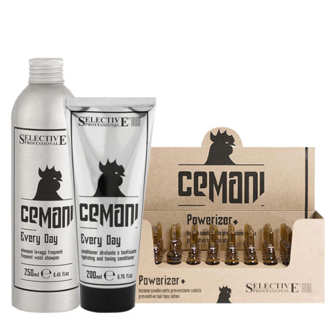 Selective Professional Cemani Every Day Shampoo 250ml Conditioner 200ml Lotion 60X8ml