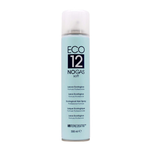 Intercosmo Styling Eco 12 No Gas Soft 300ml - eco-friendly light hold hairspray