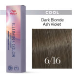 Wella Illumina Color 6/16 Ash Violet  Dark Blonde 60ml - permanent colouring