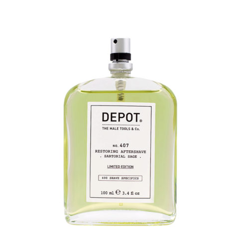 Depot Shave Specifics No.407 Restoring Aftershave Sartorial Sage 100ml - refreshing toning aftershave lotion