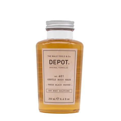 Depot Body Solutions No. 601 Gentle Body Wash Fresh Black Pepper  250ml - delicate bubble bath
