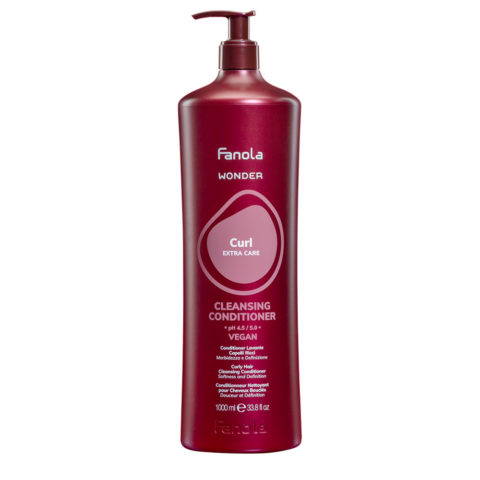 Fanola Wonder Curl Cleansing Conditioner 1000ml - cleansing cream for curly hair