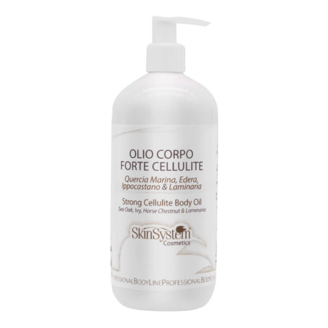 SkinSystem Strong Cellulite Body Oil 500ml - strong cellulite oil
