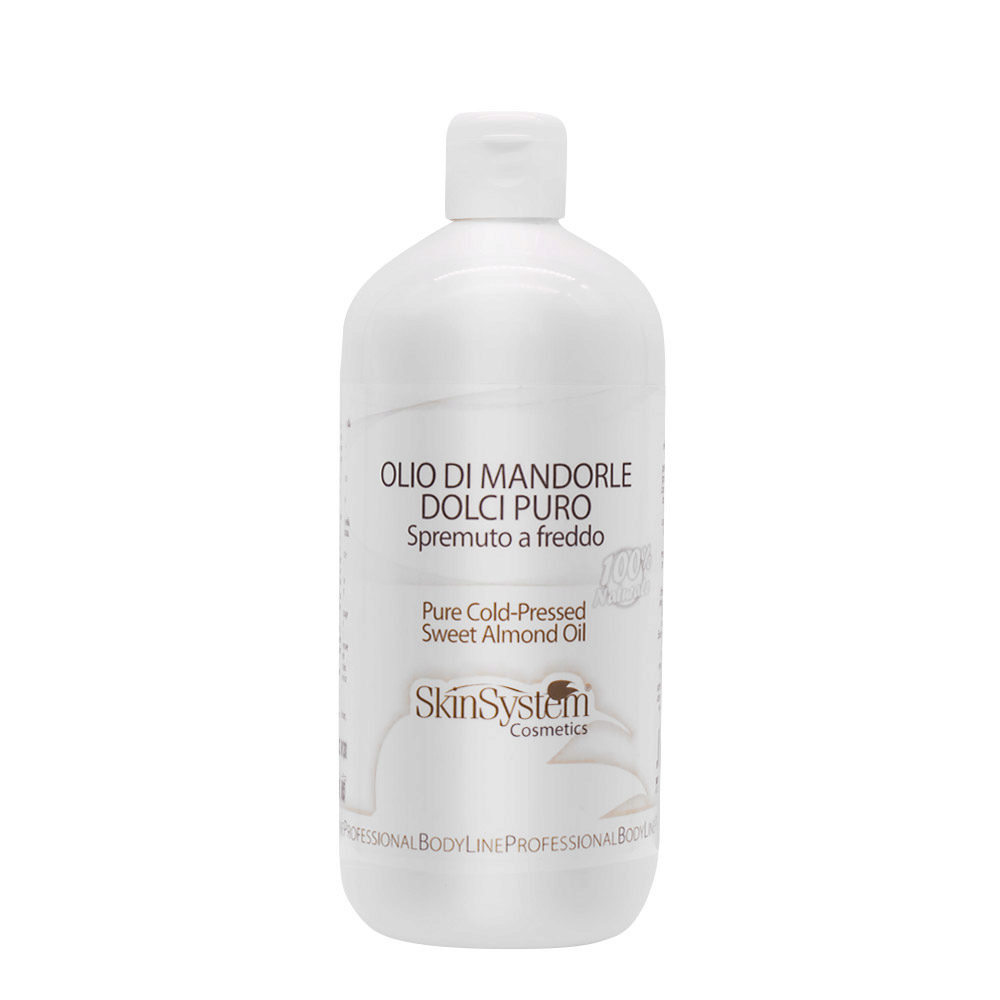 SkinSystem Pure Cold Pressed Sweet Almond Oil 500ml - pure sweet almond oil with perfume