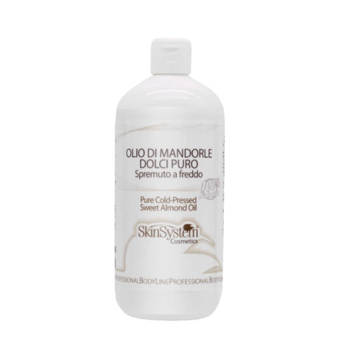 SkinSystem Pure Cold Pressed Sweet Almond Oil 500ml - pure sweet almond oil fragrance-free