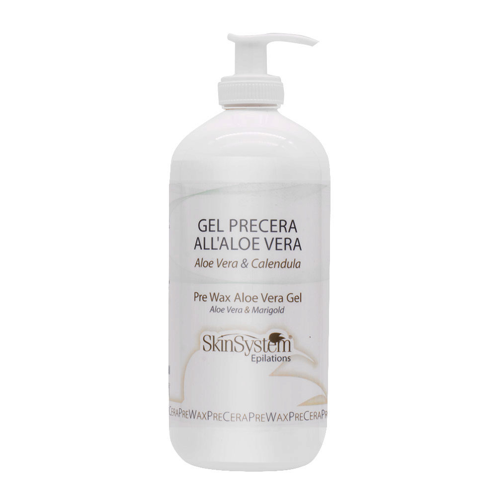 SkinSystem Pre Wax Aloe Vera Gel 500ml - aloe vera pre-wax gel