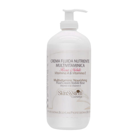 SkinSystem Multivitaminic Nourishing Fluid Cream Nobile Rose 500ml - multivitamin nourishing cream noble rose