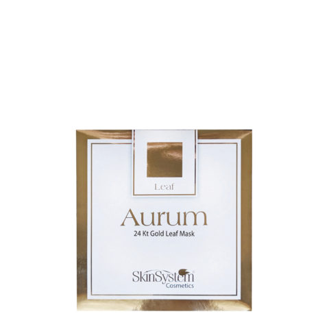 SkinSystem Aurum 24kt Gold Leaf Mask 25 leaves - face and décolleté treatment with gold