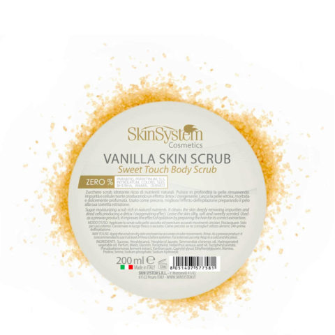 SkinSystem Vanilla Skin Scrub Sweet Touch Body Scrub 500ml - moisturizing  scrub
